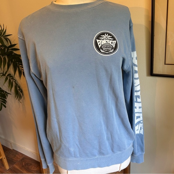 independent Other - Pancho's Surf Shop Pismo Beach California Blue Graphic Sweatshirt Men's M